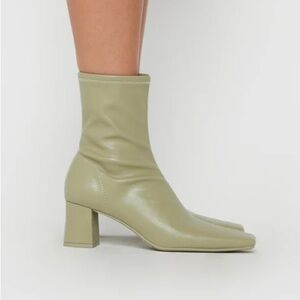 Oak and Fort sage Green Ankle Boot